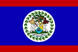 Nationalflagge Belize