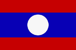 Nationalflagge Laos