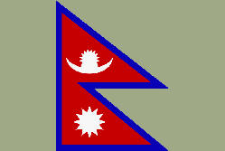 Nationalflagge Nepal